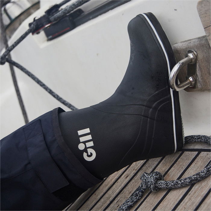 2024 Gill Short Cruising Sailing Boots 917 - Black